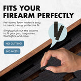 Large Hidden Wall Gun Safe – Handcrafted Wood Concealment