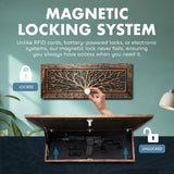 Large Hidden Wall Gun Safe – Handcrafted Wood Concealment