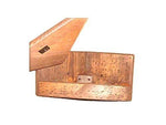 Wooden Corner Shelf Hidden Compartment - Secret Stashing - Concealment Furniture, Diversion Safes, Home Security Safes