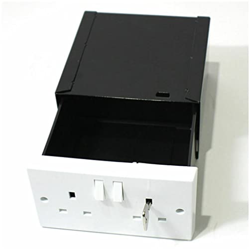 Double Plug Socket Hidden Safe With a Key Lock – Secret Stashing