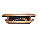 Wooden Wall Shelf Hidden Compartment - Concealment furniture and gun concealment furniture to hide your money, pistol, rifle or other weapons, keep guns safe away from kids with hidden compartment furniture -Secret Stashing