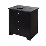 Nightstand with Hidden Charging Station - Secret Stashing - Concealment Furniture, Diversion Safes, Home Security Safes