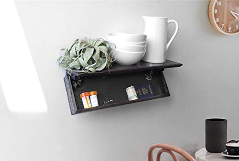 Secret Compartment Shelf Safe with RFID Protection
