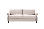 Classic Living Room Linen Sofa with Storage - Secret Stashing - Concealment Furniture, Diversion Safes, Home Security Safes