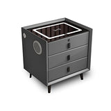 Nightstand Charging Station with Fingerprint Lock - Secret Stashing - Concealment Furniture, Diversion Safes, Home Security Safes
