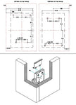 Hidden behind the cabinet door concealed RFID cabinet lock - Concealment furniture and gun concealment furniture to hide your money, pistol, rifle or other weapons, keep guns safe away from kids with hidden compartment furniture -Secret Stashing