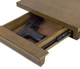 Concealment end table with secret drawer for guns and valuables - Secret Stashing - Concealment Furniture, Diversion Safes, Home Security Safes
