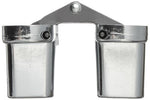 Mortise Mount Invisible Hinge with 8 Holes, 4-5/8" Leaf Height, 1-1/8" Leaf Width, 1-41/64" Leaf Thickness, 10 x 1-1/2" Screw Size - Secret Stashing - Concealment Furniture, Diversion Safes, Home Security Safes