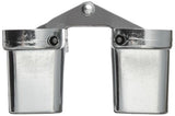 Mortise Mount Invisible Hinge with 8 Holes, 4-5/8" Leaf Height, 1-1/8" Leaf Width, 1-41/64" Leaf Thickness, 10 x 1-1/2" Screw Size - Secret Stashing - Concealment Furniture, Diversion Safes, Home Security Safes