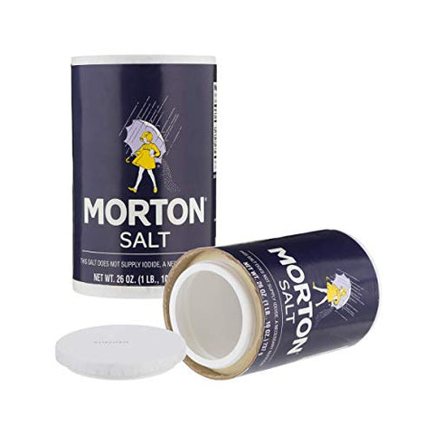 Morton Large 26oz Salt Container Diversion Safe - Secret Stashing - Concealment Furniture, Diversion Safes, Home Security Safes