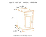 Laflorn Chair Side End Table with secret storage - Secret Stashing - Concealment Furniture, Diversion Safes, Home Security Safes