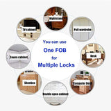 Hidden DIY Lock for Wooden Cabinet Drawer Locker, RFID Card/Tag Entry - Concealment furniture and gun concealment furniture to hide your money, pistol, rifle or other weapons, keep guns safe away from kids with hidden compartment furniture -Secret Stashing