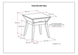 Side Table with Semi Hidden Drawer - Secret Stashing - Concealment Furniture, Diversion Safes, Home Security Safes