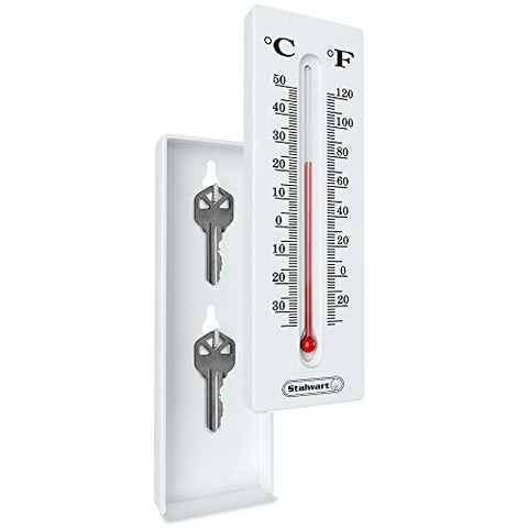 Hide a Key Wall Mount Thermometer - Secret Stashing - Concealment Furniture, Diversion Safes, Home Security Safes
