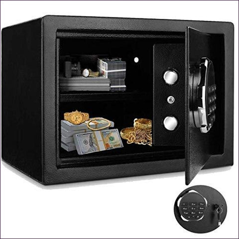 LCD Digital Fireproof Lock Box Safe Security Box - Home Safes - Find the best secured safes to keep your money, guns and valuables safes and secure -Secret Stashing