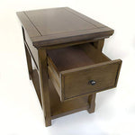 Concealment end table with secret drawer for guns and valuables - Secret Stashing - Concealment Furniture, Diversion Safes, Home Security Safes