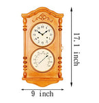 Wall Clock with Thermometer and a Secret Storage Cabinet