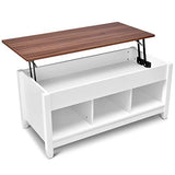 Coffee Table Lift Top - Concealment furniture and gun concealment furniture to hide your money, pistol, rifle or other weapons, keep guns safe away from kids with hidden compartment furniture -Secret Stashing