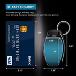 EDC Waterproof Container Pill Case/Holder/Cash Stash Keychain - Secret Stashing - Concealment Furniture, Diversion Safes, Home Security Safes