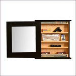 Hidden Compartment Mirror - Craftsman - Concealment furniture and gun concealment furniture to hide your money, pistol, rifle or other weapons, keep guns safe away from kids with hidden compartment furniture -Secret Stashing