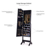 Jewelry Cabinet Armoire Lockable with Mirror - Diversion Safes - Hide your stash and money in everyday items that contain secret compartments, if they don't see it, they can't get it -Secret Stashing