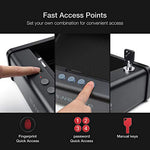 Gun Safe with Fingerprint Identification and Biometric Lock - Secret Stashing - Concealment Furniture, Diversion Safes, Home Security Safes