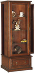 Gun/Curio Slider Cabinet Combination - Concealment furniture and gun concealment furniture to hide your money, pistol, rifle or other weapons, keep guns safe away from kids with hidden compartment furniture -Secret Stashing