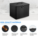 Lock Ottoman with Secret Storage - Secret Stashing - Concealment Furniture, Diversion Safes, Home Security Safes