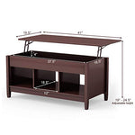 Coffee Table w/Hidden Compartment Lift Top - Secret Stashing - Concealment Furniture, Diversion Safes, Home Security Safes