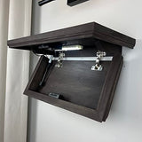 Concealment Gun Shelf with Hidden Trap Door