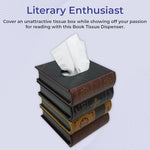 Secret Compartment Book Tissue Dispenser