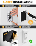 Hidden Wall Safe Outlet with Key Lock - Secret Stashing - Concealment Furniture, Diversion Safes, Home Security Safes