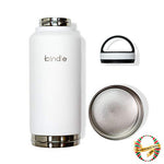 Bindle Bottle Vacuum Insulated Water Bottle, Stainless Steel & Double Walled, Hidden Stash/Storage Compartment, Stays Cold for 24 Hours, Hot for 12, Leak Proof Wide Mouth Lid, White, 24 oz - Secret Stashing - Concealment Furniture, Diversion Safes, Home S