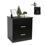 Nightstand with 2 Drawer and Hidden Storage Lift Top Compartment/Laptop Desk - Secret Stashing - Concealment Furniture, Diversion Safes, Home Security Safes