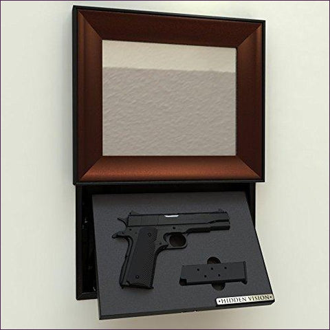 Concealment Picture Frame and Fingerprint Lock - Secret Compartment Decor with hidden compartments to stash your valuables -Secret Stashing