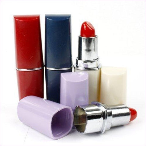 Portable Lip Stick Pill Case Diversion Safe Stash Storage - Diversion Safes - Hide your stash and money in everyday items that contain secret compartments, if they don't see it, they can't get it -Secret Stashing