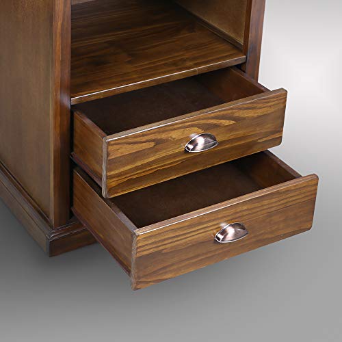 Nightstand with Concealed Compartment Secret Stashing