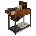 Wooden Side Table with Hidden Safe - Secret Stashing - Concealment Furniture, Diversion Safes, Home Security Safes