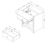 Nightstand with Hidden Charging Station - Secret Stashing - Concealment Furniture, Diversion Safes, Home Security Safes