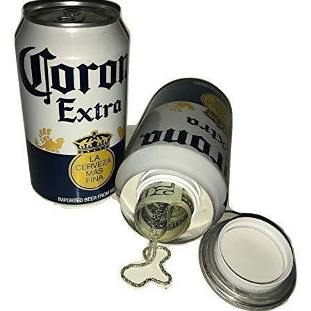 Fake Corona Beer Can Safe Secret Stash Safe - Secret Stashing - Concealment Furniture, Diversion Safes, Home Security Safes