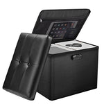 Lock Ottoman with Secret Storage - Secret Stashing - Concealment Furniture, Diversion Safes, Home Security Safes