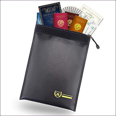 Fire Water Resistant Money Bag - DIY hidden compartments and diversion safes, build you own secret compartment to keep your money and valuables safe and avoid theft and stealing by burglars -Secret Stashing