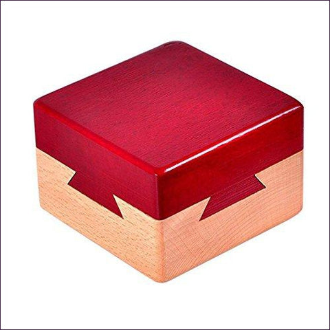 3D Brain Teaser Wooden Magic Drawers- Cool puzzles and brain teasers try and solve the puzzle and find the secret compartment and hidden door, great gift ideas -Secret Stashing