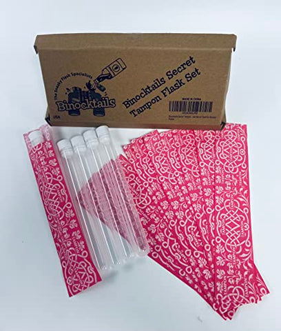 Secret Tampon Flask Set - Secret Stashing - Concealment Furniture, Diversion Safes, Home Security Safes