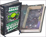 Leatherbound Book Safe - The Ultimate Hitchhiker's Guide to the Galaxy - Secret Stashing - Concealment Furniture, Diversion Safes, Home Security Safes