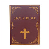 Holy Bible Book Safe with Combination Code Lock - Secret Stashing - Concealment Furniture, Diversion Safes, Home Security Safes