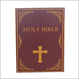 Holy Bible Book Safe with Combination Code Lock - Diversion Safes - Hide your stash and money in everyday items that contain secret compartments, if they don't see it, they can't get it -Secret Stashing