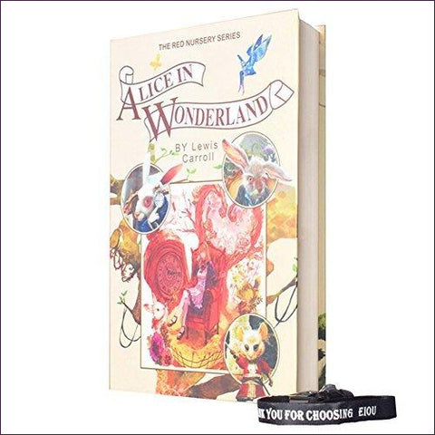 Alice In Wonderland - Real Paper Diversion Book Safe with key - Diversion Safes - Hide your stash and money in everyday items that contain secret compartments, if they don't see it, they can't get it -Secret Stashing