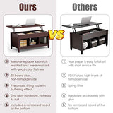 Coffee Table w/Hidden Compartment Lift Top - Secret Stashing - Concealment Furniture, Diversion Safes, Home Security Safes