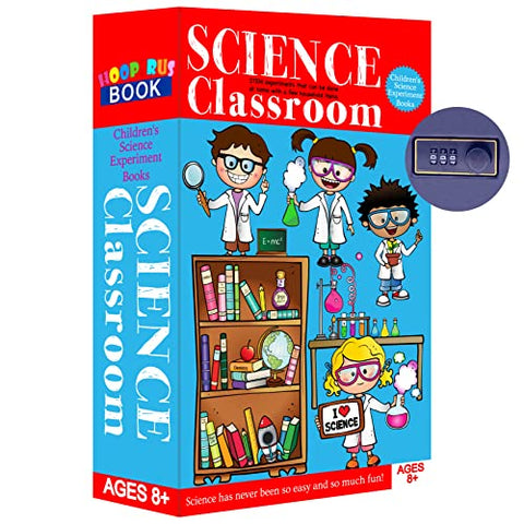 Science Classroom Real Pages Book Safe - Secret Stashing - Concealment Furniture, Diversion Safes, Home Security Safes